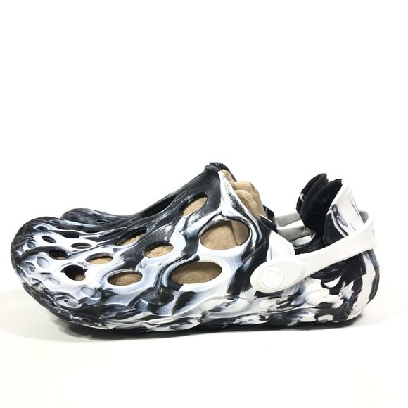 Merrell Womens Hydro Moc Shoes Black White J004340 - Picture 3 of 8